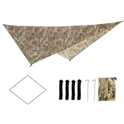 Camo camping tarp