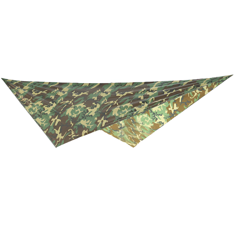Camo camping tarp