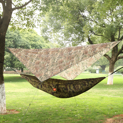 Camo camping tarp
