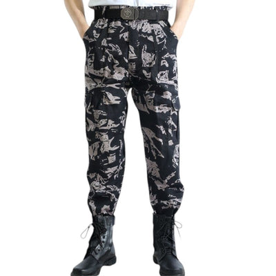 Camo cargo pants men