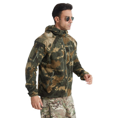 Camo fleece jumper