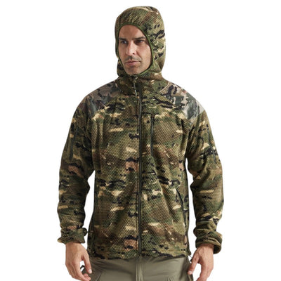 Camo fleece jumper