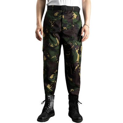 Camouflage combat trousers mens