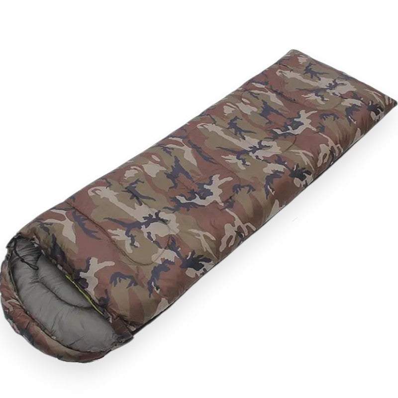 Camouflage sleeping bag