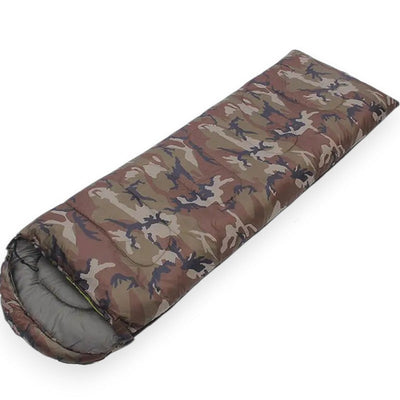 Camouflage sleeping bag