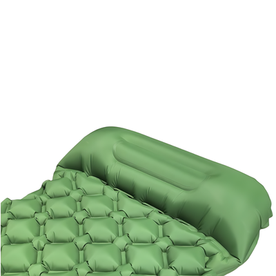 Camping air bed self inflating