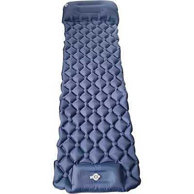 Camping air bed self inflating