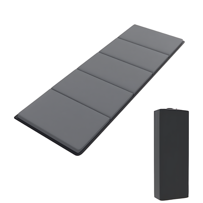 Camping inflatable sleeping mattress folding