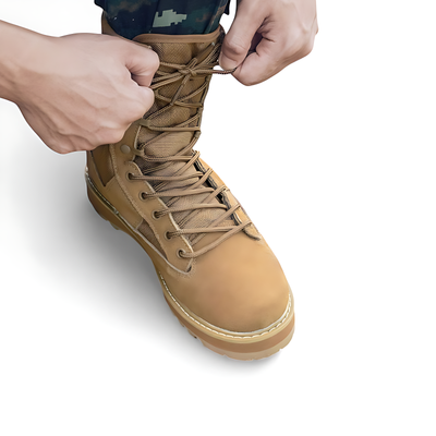 Cold weather tactical boots camo