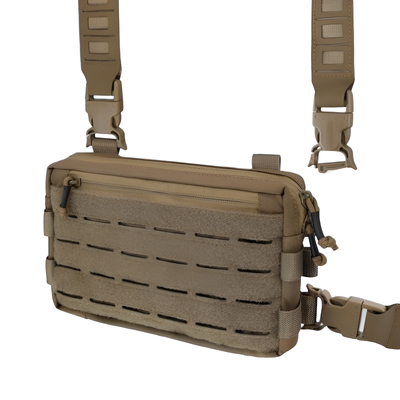 Compact chest rig
