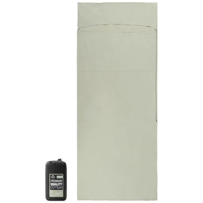 Compact sleeping bag liner