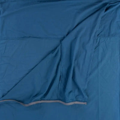 Compact sleeping bag liner