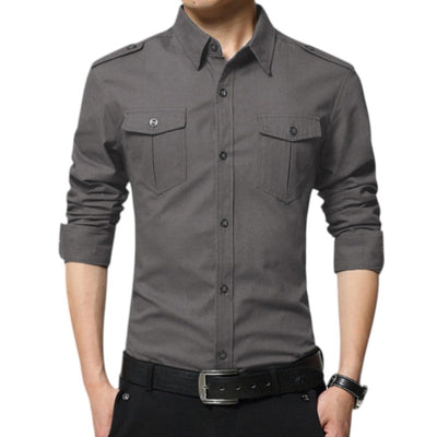 Convertible military shirt