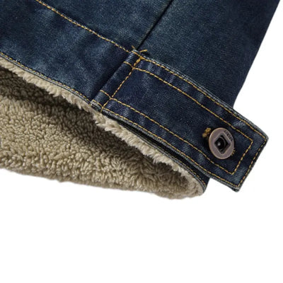 Denim Jacket Military Style