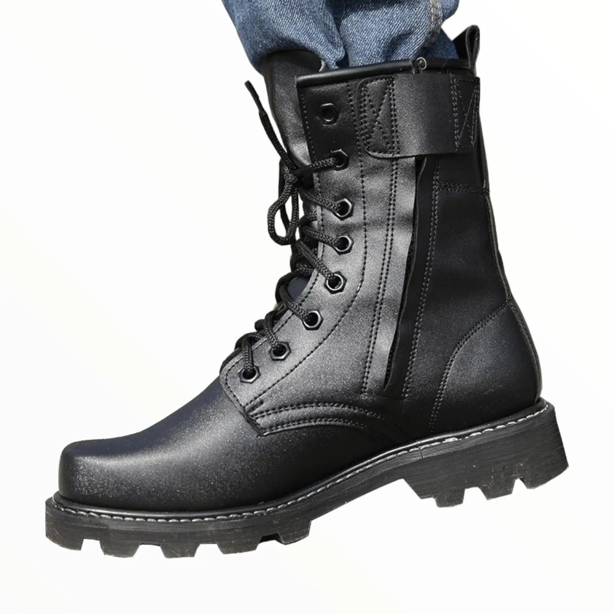 Desert Boots with Side Zipper