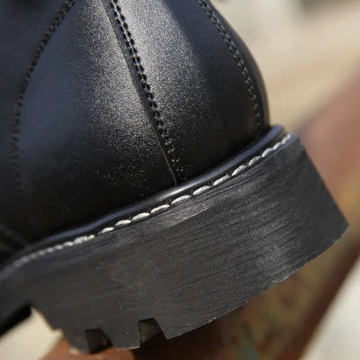 Desert Boots with Side Zipper