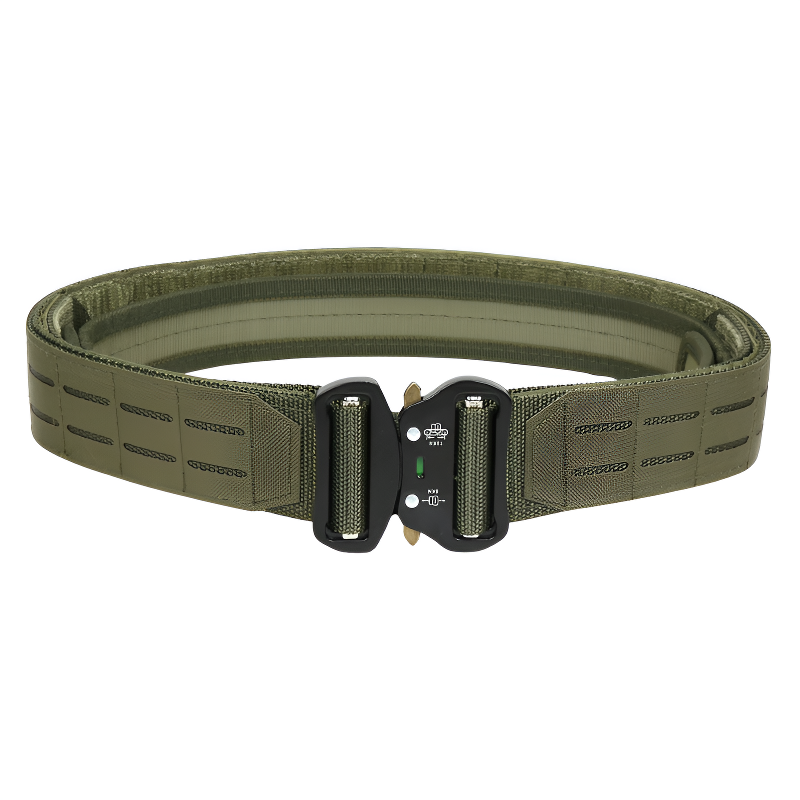 Double layer tactical belt