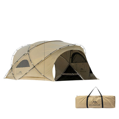 Double opening dome tent