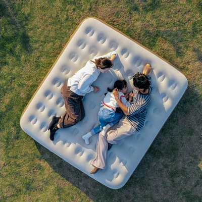 Double sleeping mat inflatable