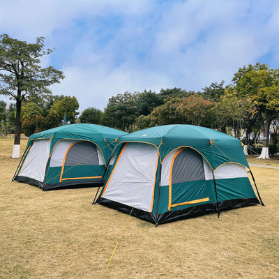 Family tent camping