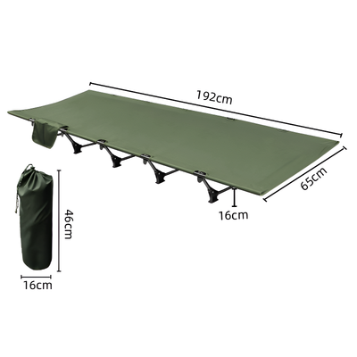 Folding bed for camping