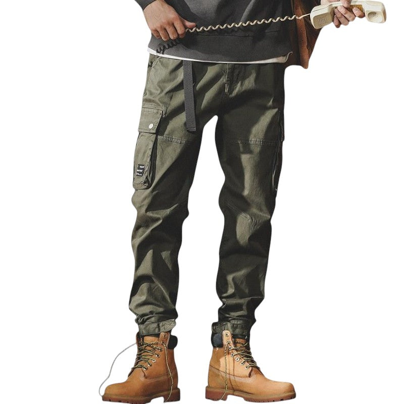 Green cargo camo pants