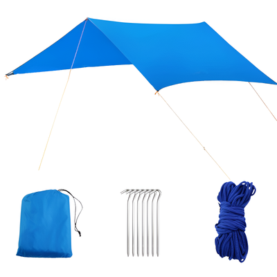 Heat reflective tarp camping