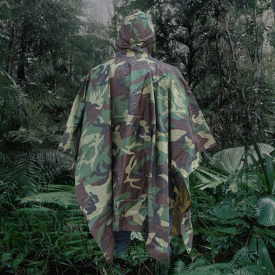 Hiking waterproof poncho