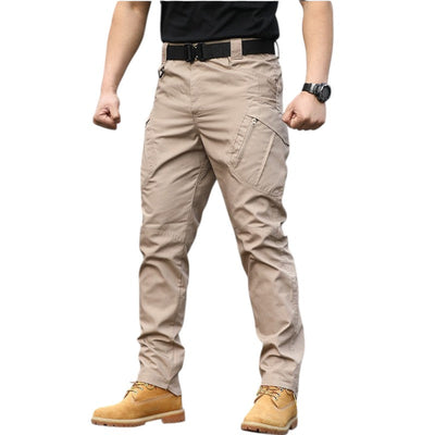 Khaki combat trousers