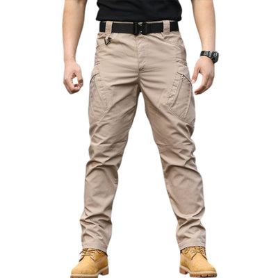 Khaki combat trousers