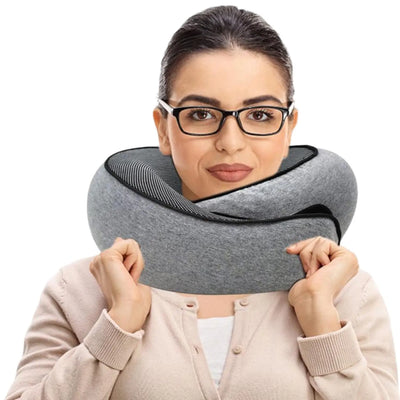 Memory foam camping pillow