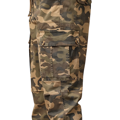 Mens army camo cargo pants