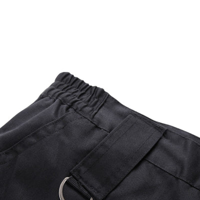Mens black combat trousers