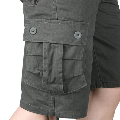 Mens cotton cargo shorts
