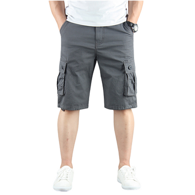 Mens cotton cargo shorts
