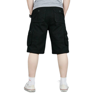 Mens cotton cargo shorts