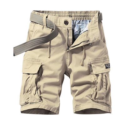 Mens khaki cargo shorts