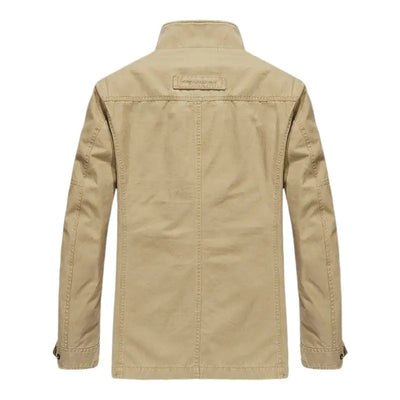 Mens khaki military jacket