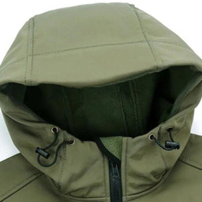 Mens military tactical waterproof softshell jacket