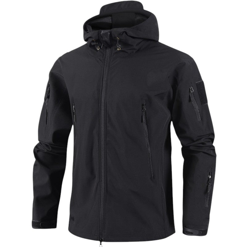 Mens military tactical waterproof softshell jacket
