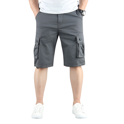 Mens multi pocket cargo shorts