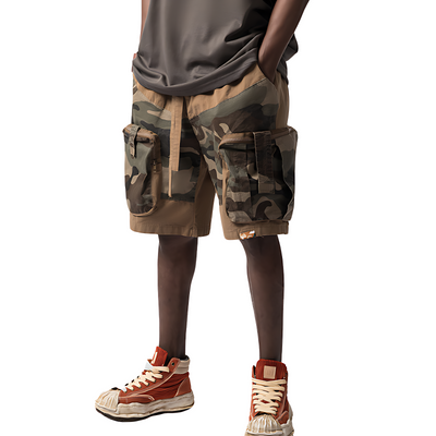 Men’s quick dry camo cargo shorts