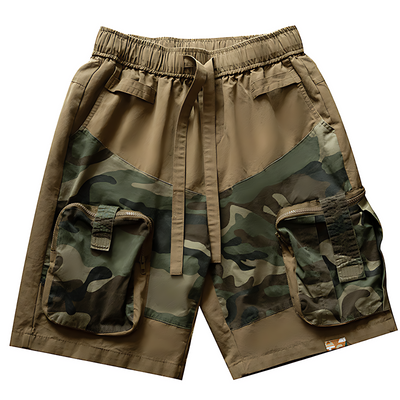 Men’s quick dry camo cargo shorts