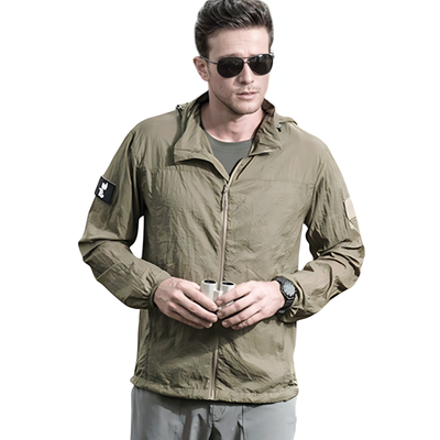Mens Tactical Lightweight Waterproof Jacket