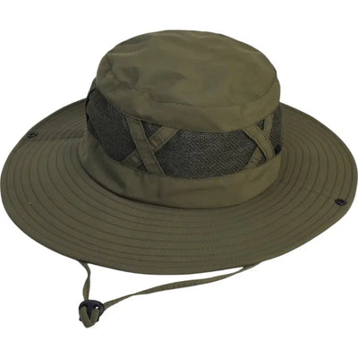 Mesh bush hat