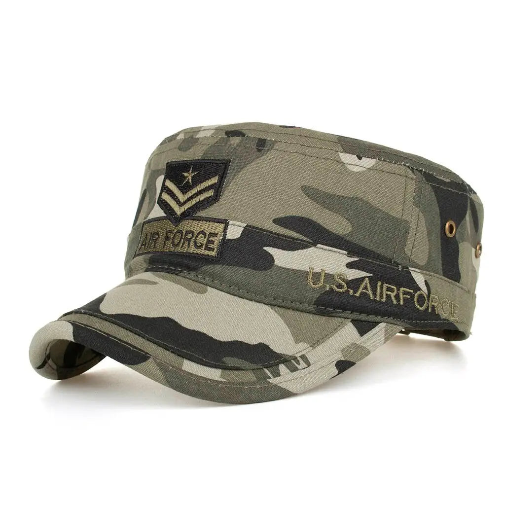 Military caps with rank