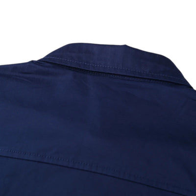 Military shirt with velcro patches