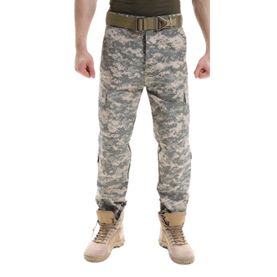 multi pocket cotton camouflage pants