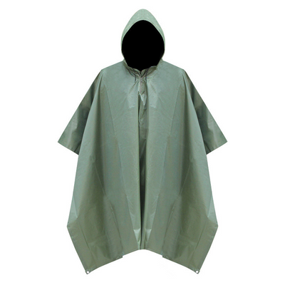 Multifunctional military poncho tent
