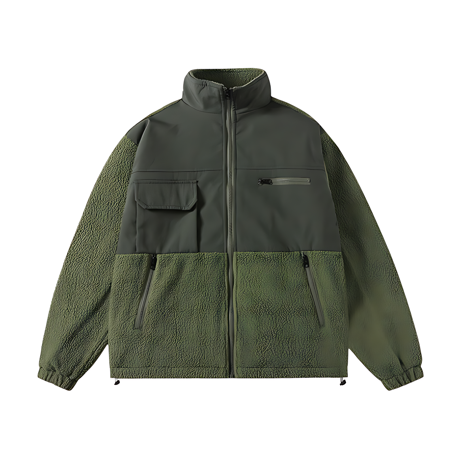 Outdoor camping fleece jumper